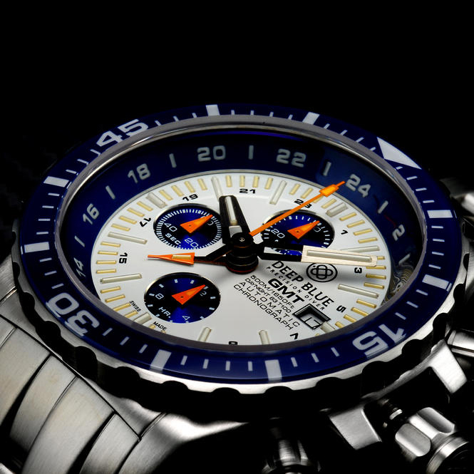 Часы Deep Blue DayNaight 7754 DN7754WHTBLU